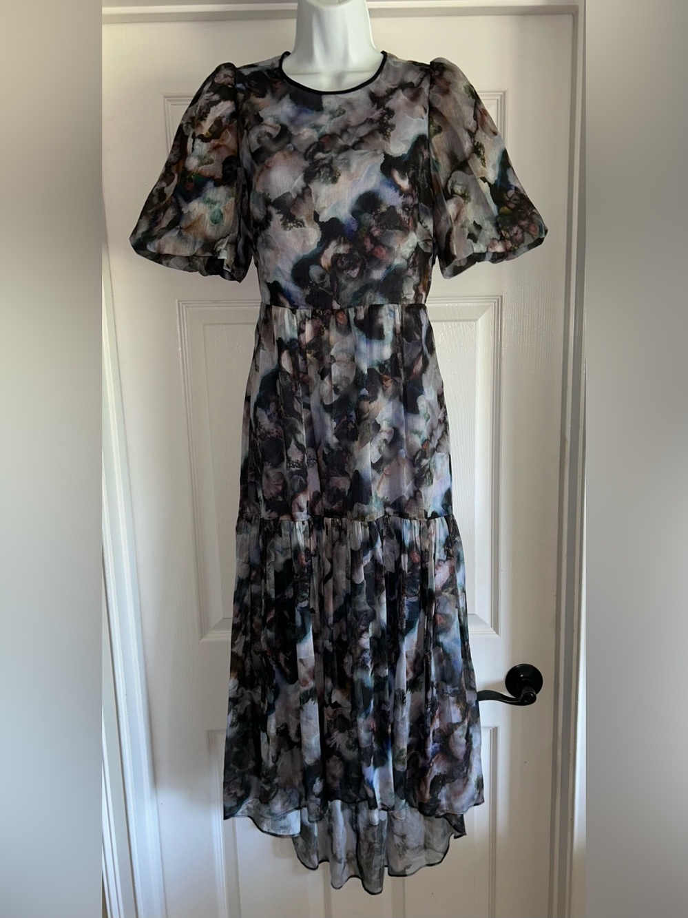 Marie Oliver Women’s Abstract Floral Midi Dress in Multi-Color